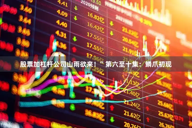 股票加杠杆公司山雨欲来！”第六至十集：鳞爪初现